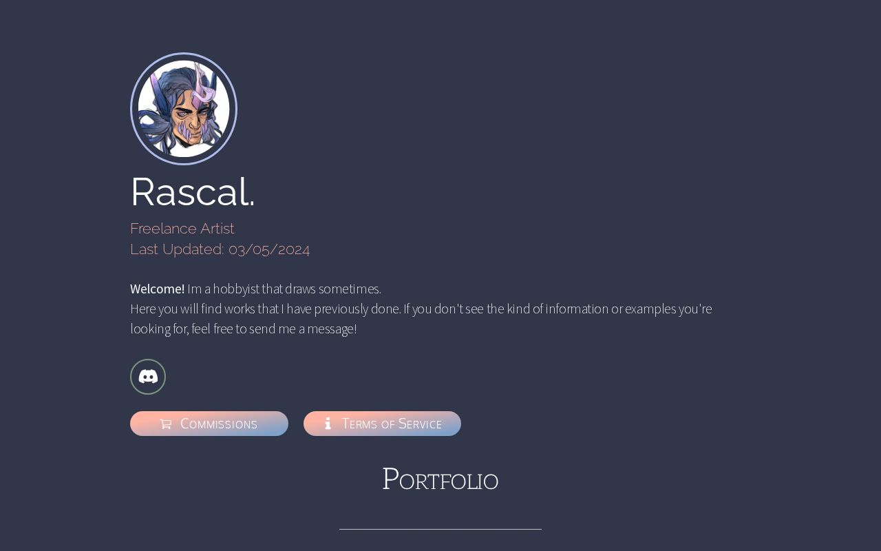 Carrd profile picture for @rascals